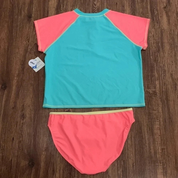 Girls Swimsuit Tankini Brief Size XL 18 plus Arizona Co NWT - Picture 2 of 8